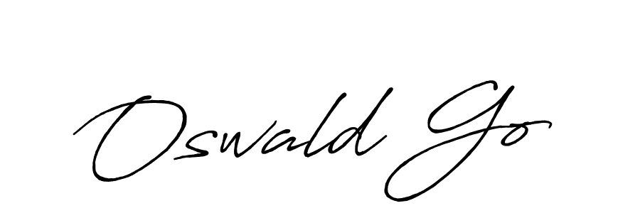 Similarly Antro_Vectra_Bolder is the best handwritten signature design. Signature creator online .You can use it as an online autograph creator for name Oswald Go. Oswald Go signature style 7 images and pictures png