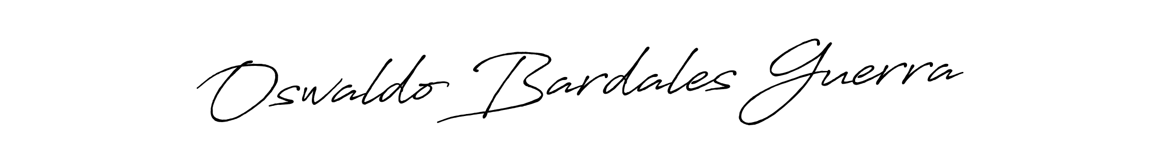 How to make Oswaldo Bardales Guerra name signature. Use Antro_Vectra_Bolder style for creating short signs online. This is the latest handwritten sign. Oswaldo Bardales Guerra signature style 7 images and pictures png