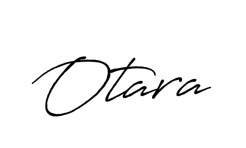 Create a beautiful signature design for name Otara. With this signature (Antro_Vectra_Bolder) fonts, you can make a handwritten signature for free. Otara signature style 7 images and pictures png
