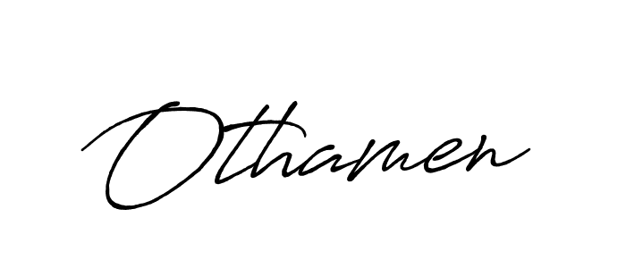 Design your own signature with our free online signature maker. With this signature software, you can create a handwritten (Antro_Vectra_Bolder) signature for name Othamen. Othamen signature style 7 images and pictures png