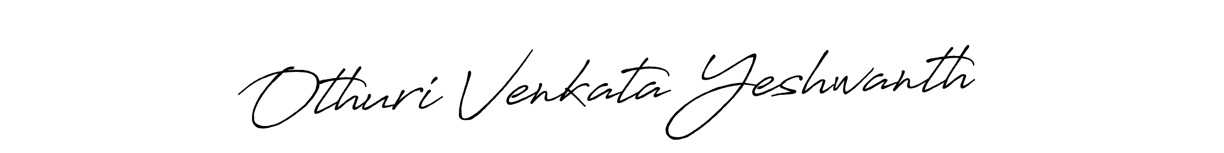 How to make Othuri Venkata Yeshwanth signature? Antro_Vectra_Bolder is a professional autograph style. Create handwritten signature for Othuri Venkata Yeshwanth name. Othuri Venkata Yeshwanth signature style 7 images and pictures png