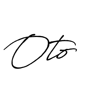 Also we have Oto name is the best signature style. Create professional handwritten signature collection using Antro_Vectra_Bolder autograph style. Oto signature style 7 images and pictures png