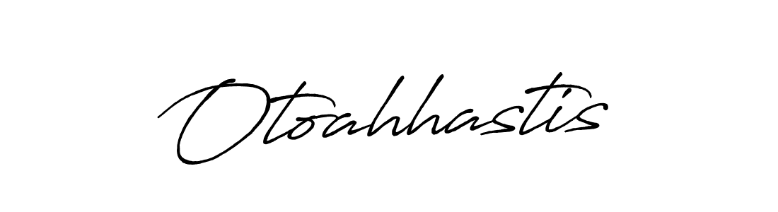 How to make Otoahhastis name signature. Use Antro_Vectra_Bolder style for creating short signs online. This is the latest handwritten sign. Otoahhastis signature style 7 images and pictures png