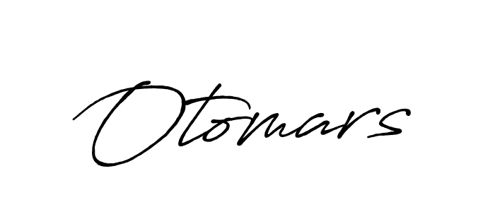 How to make Otomars name signature. Use Antro_Vectra_Bolder style for creating short signs online. This is the latest handwritten sign. Otomars signature style 7 images and pictures png