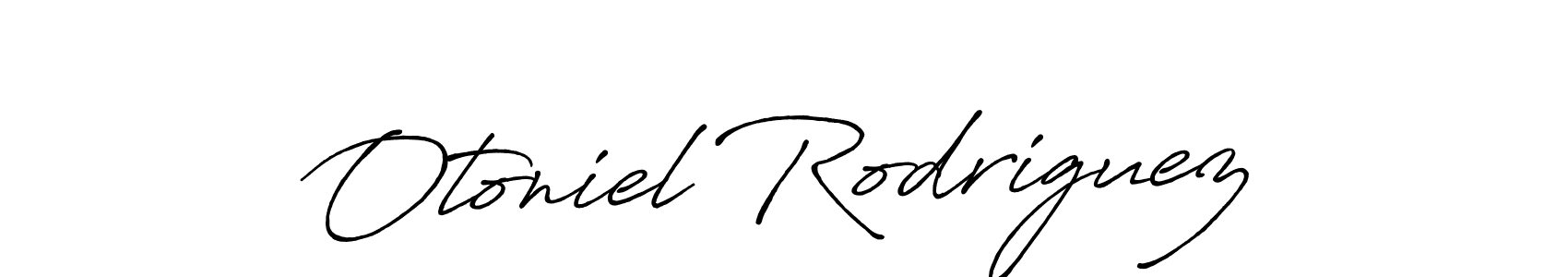 How to make Otoniel Rodriguez signature? Antro_Vectra_Bolder is a professional autograph style. Create handwritten signature for Otoniel Rodriguez name. Otoniel Rodriguez signature style 7 images and pictures png