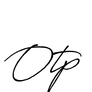 Also we have Otp name is the best signature style. Create professional handwritten signature collection using Antro_Vectra_Bolder autograph style. Otp signature style 7 images and pictures png