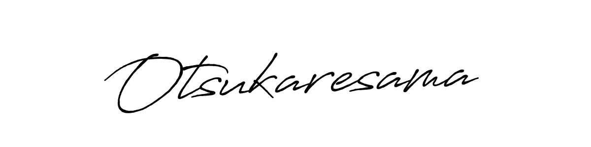 Make a beautiful signature design for name Otsukaresama. With this signature (Antro_Vectra_Bolder) style, you can create a handwritten signature for free. Otsukaresama signature style 7 images and pictures png