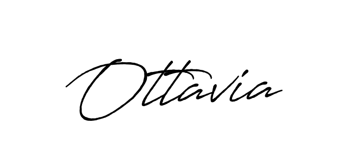 Make a beautiful signature design for name Ottavia. With this signature (Antro_Vectra_Bolder) style, you can create a handwritten signature for free. Ottavia signature style 7 images and pictures png