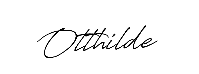 Antro_Vectra_Bolder is a professional signature style that is perfect for those who want to add a touch of class to their signature. It is also a great choice for those who want to make their signature more unique. Get Otthilde name to fancy signature for free. Otthilde signature style 7 images and pictures png