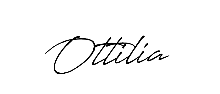 How to make Ottilia name signature. Use Antro_Vectra_Bolder style for creating short signs online. This is the latest handwritten sign. Ottilia signature style 7 images and pictures png