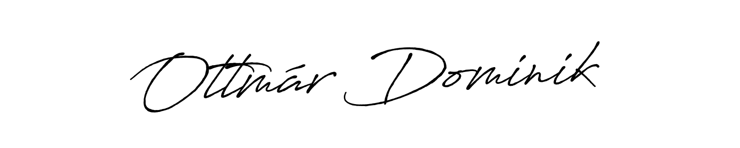 Make a beautiful signature design for name Ottmár Dominik. With this signature (Antro_Vectra_Bolder) style, you can create a handwritten signature for free. Ottmár Dominik signature style 7 images and pictures png