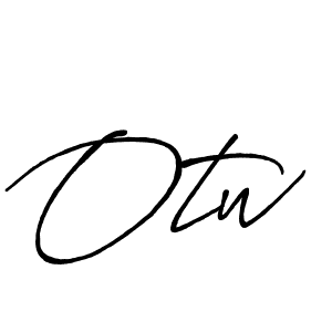 Make a beautiful signature design for name Otw. Use this online signature maker to create a handwritten signature for free. Otw signature style 7 images and pictures png