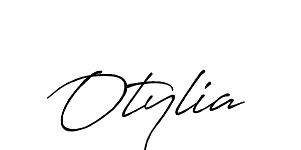 Also we have Otylia name is the best signature style. Create professional handwritten signature collection using Antro_Vectra_Bolder autograph style. Otylia signature style 7 images and pictures png
