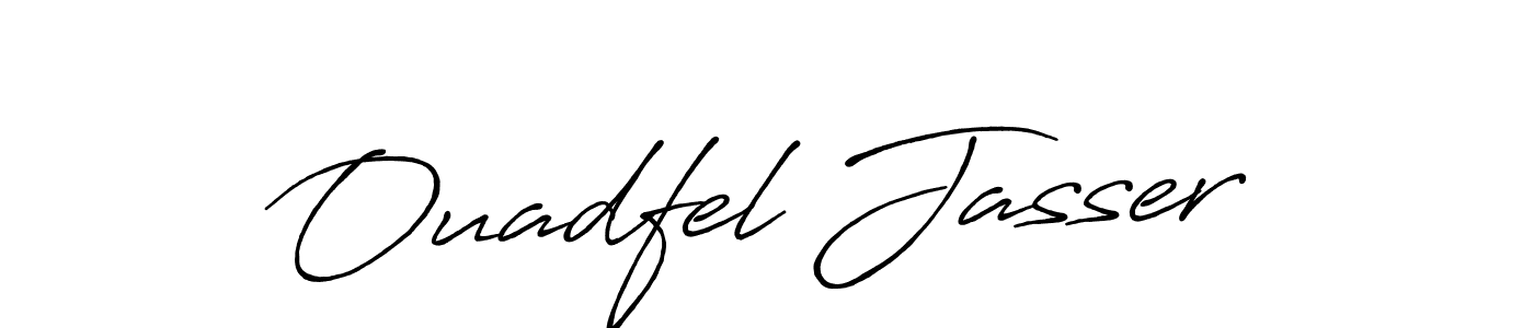 The best way (Antro_Vectra_Bolder) to make a short signature is to pick only two or three words in your name. The name Ouadfel Jasser include a total of six letters. For converting this name. Ouadfel Jasser signature style 7 images and pictures png