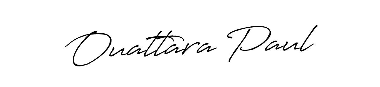 Also we have Ouattara Paul name is the best signature style. Create professional handwritten signature collection using Antro_Vectra_Bolder autograph style. Ouattara Paul signature style 7 images and pictures png