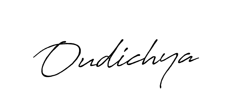 Also we have Oudichya name is the best signature style. Create professional handwritten signature collection using Antro_Vectra_Bolder autograph style. Oudichya signature style 7 images and pictures png