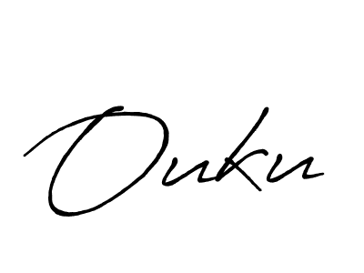 You should practise on your own different ways (Antro_Vectra_Bolder) to write your name (Ouku) in signature. don't let someone else do it for you. Ouku signature style 7 images and pictures png