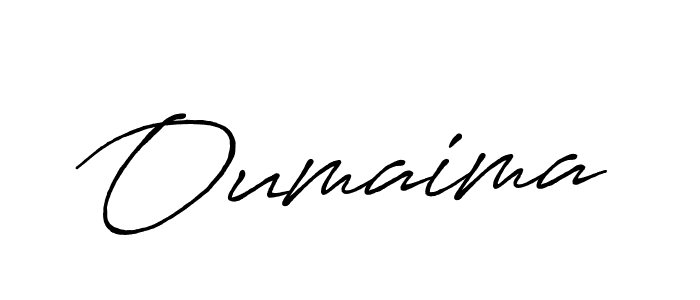 if you are searching for the best signature style for your name Oumaima. so please give up your signature search. here we have designed multiple signature styles  using Antro_Vectra_Bolder. Oumaima signature style 7 images and pictures png