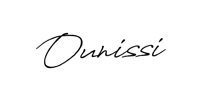 You can use this online signature creator to create a handwritten signature for the name Ounissi. This is the best online autograph maker. Ounissi signature style 7 images and pictures png
