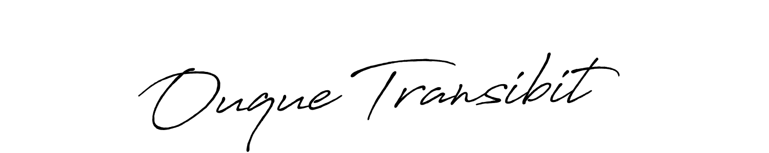 Here are the top 10 professional signature styles for the name Ouque Transibit. These are the best autograph styles you can use for your name. Ouque Transibit signature style 7 images and pictures png