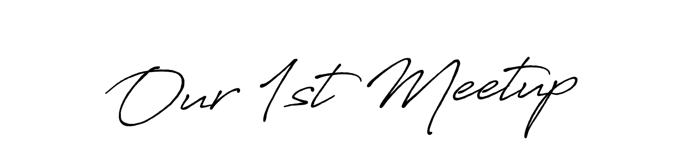 Check out images of Autograph of Our 1st Meetup name. Actor Our 1st Meetup Signature Style. Antro_Vectra_Bolder is a professional sign style online. Our 1st Meetup signature style 7 images and pictures png