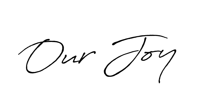 Make a beautiful signature design for name Our Joy. With this signature (Antro_Vectra_Bolder) style, you can create a handwritten signature for free. Our Joy signature style 7 images and pictures png