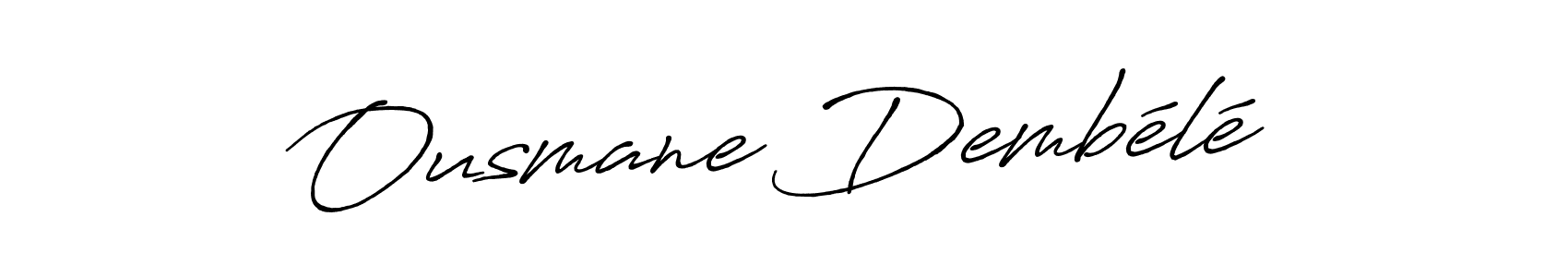 Ousmane Dembélé stylish signature style. Best Handwritten Sign (Antro_Vectra_Bolder) for my name. Handwritten Signature Collection Ideas for my name Ousmane Dembélé. Ousmane Dembélé signature style 7 images and pictures png