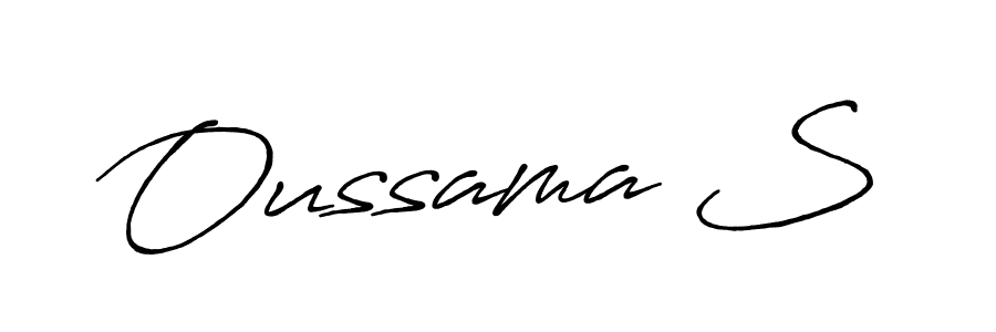 Make a beautiful signature design for name Oussama S. Use this online signature maker to create a handwritten signature for free. Oussama S signature style 7 images and pictures png