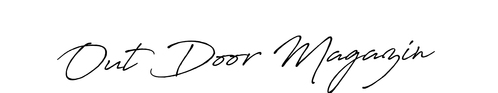 Make a beautiful signature design for name Out Door Magazin. Use this online signature maker to create a handwritten signature for free. Out Door Magazin signature style 7 images and pictures png