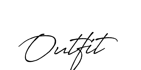 It looks lik you need a new signature style for name Outfit. Design unique handwritten (Antro_Vectra_Bolder) signature with our free signature maker in just a few clicks. Outfit signature style 7 images and pictures png