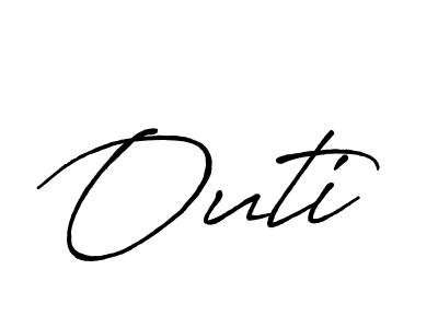 See photos of Outi official signature by Spectra . Check more albums & portfolios. Read reviews & check more about Antro_Vectra_Bolder font. Outi signature style 7 images and pictures png