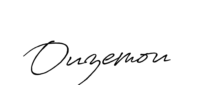 Once you've used our free online signature maker to create your best signature Antro_Vectra_Bolder style, it's time to enjoy all of the benefits that Ouzemou name signing documents. Ouzemou signature style 7 images and pictures png