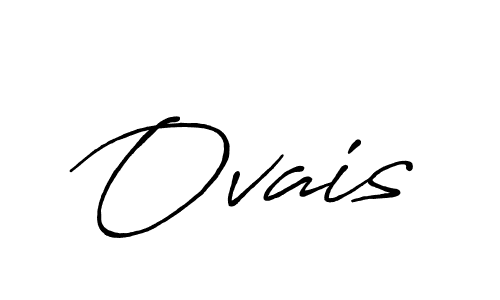 It looks lik you need a new signature style for name Ovais. Design unique handwritten (Antro_Vectra_Bolder) signature with our free signature maker in just a few clicks. Ovais signature style 7 images and pictures png