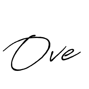 How to make Ove signature? Antro_Vectra_Bolder is a professional autograph style. Create handwritten signature for Ove name. Ove signature style 7 images and pictures png