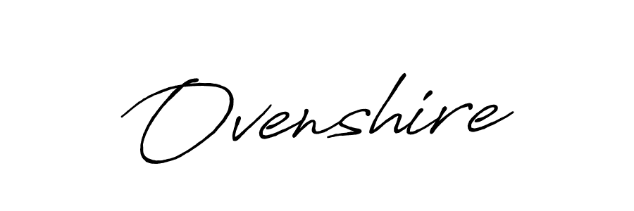 Use a signature maker to create a handwritten signature online. With this signature software, you can design (Antro_Vectra_Bolder) your own signature for name Ovenshire. Ovenshire signature style 7 images and pictures png