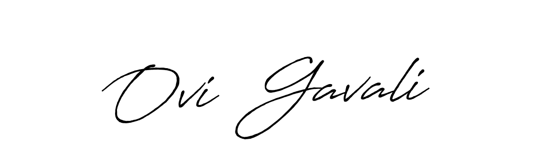 Once you've used our free online signature maker to create your best signature Antro_Vectra_Bolder style, it's time to enjoy all of the benefits that Ovi  Gavali name signing documents. Ovi  Gavali signature style 7 images and pictures png