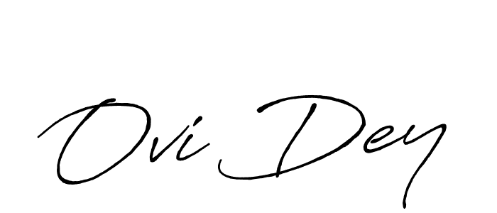 Also You can easily find your signature by using the search form. We will create Ovi Dey name handwritten signature images for you free of cost using Antro_Vectra_Bolder sign style. Ovi Dey signature style 7 images and pictures png