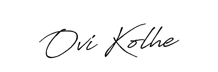 This is the best signature style for the Ovi Kolhe name. Also you like these signature font (Antro_Vectra_Bolder). Mix name signature. Ovi Kolhe signature style 7 images and pictures png