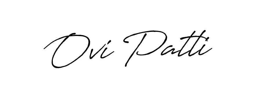 Also we have Ovi Patli name is the best signature style. Create professional handwritten signature collection using Antro_Vectra_Bolder autograph style. Ovi Patli signature style 7 images and pictures png