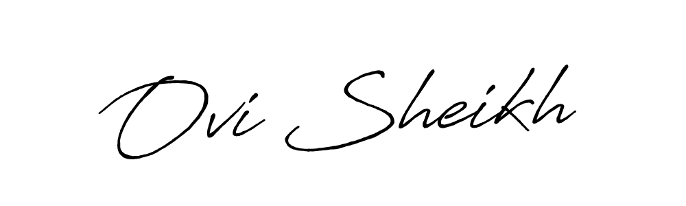 Similarly Antro_Vectra_Bolder is the best handwritten signature design. Signature creator online .You can use it as an online autograph creator for name Ovi Sheikh. Ovi Sheikh signature style 7 images and pictures png
