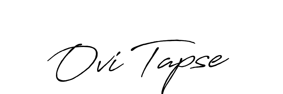Antro_Vectra_Bolder is a professional signature style that is perfect for those who want to add a touch of class to their signature. It is also a great choice for those who want to make their signature more unique. Get Ovi Tapse name to fancy signature for free. Ovi Tapse signature style 7 images and pictures png