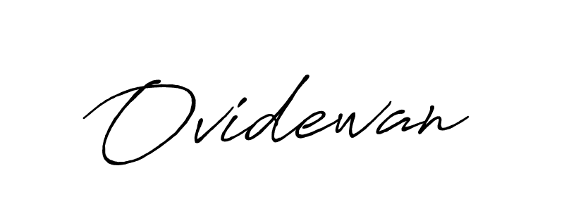 Design your own signature with our free online signature maker. With this signature software, you can create a handwritten (Antro_Vectra_Bolder) signature for name Ovidewan. Ovidewan signature style 7 images and pictures png