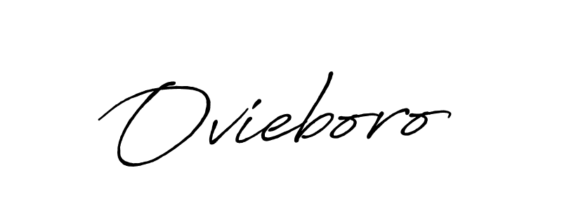 Use a signature maker to create a handwritten signature online. With this signature software, you can design (Antro_Vectra_Bolder) your own signature for name Ovieboro. Ovieboro signature style 7 images and pictures png