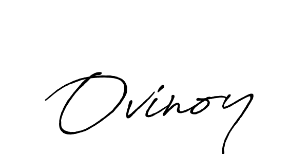 Use a signature maker to create a handwritten signature online. With this signature software, you can design (Antro_Vectra_Bolder) your own signature for name Ovinoy. Ovinoy signature style 7 images and pictures png