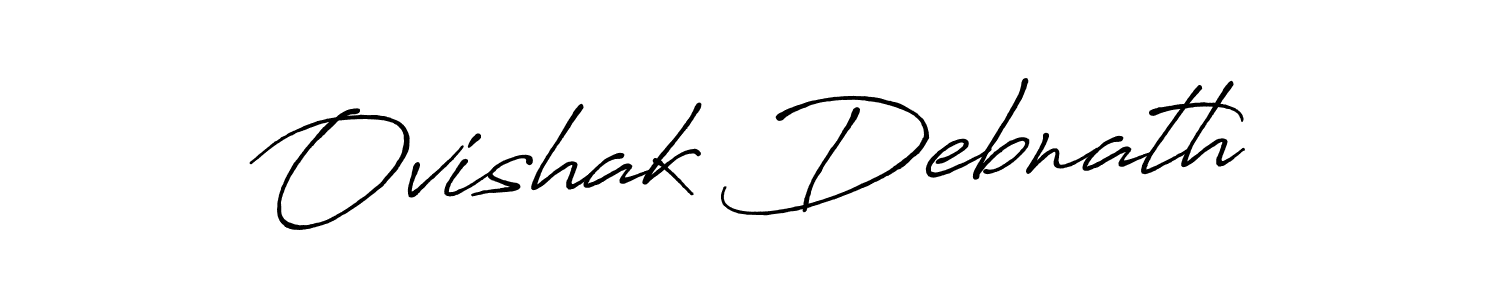 Once you've used our free online signature maker to create your best signature Antro_Vectra_Bolder style, it's time to enjoy all of the benefits that Ovishak Debnath name signing documents. Ovishak Debnath signature style 7 images and pictures png