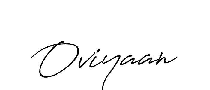 Use a signature maker to create a handwritten signature online. With this signature software, you can design (Antro_Vectra_Bolder) your own signature for name Oviyaan. Oviyaan signature style 7 images and pictures png