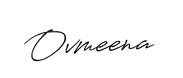 Here are the top 10 professional signature styles for the name Ovmeena. These are the best autograph styles you can use for your name. Ovmeena signature style 7 images and pictures png