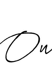 How to make Ow signature? Antro_Vectra_Bolder is a professional autograph style. Create handwritten signature for Ow name. Ow signature style 7 images and pictures png