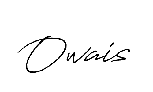 Owais stylish signature style. Best Handwritten Sign (Antro_Vectra_Bolder) for my name. Handwritten Signature Collection Ideas for my name Owais. Owais signature style 7 images and pictures png