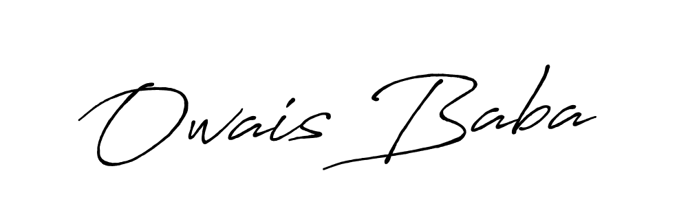 if you are searching for the best signature style for your name Owais Baba. so please give up your signature search. here we have designed multiple signature styles  using Antro_Vectra_Bolder. Owais Baba signature style 7 images and pictures png